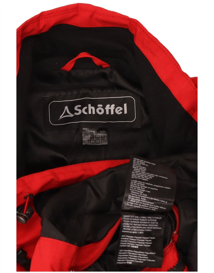 Schöffel Damen Regenjacke UK 20 2XL Rot Polyester