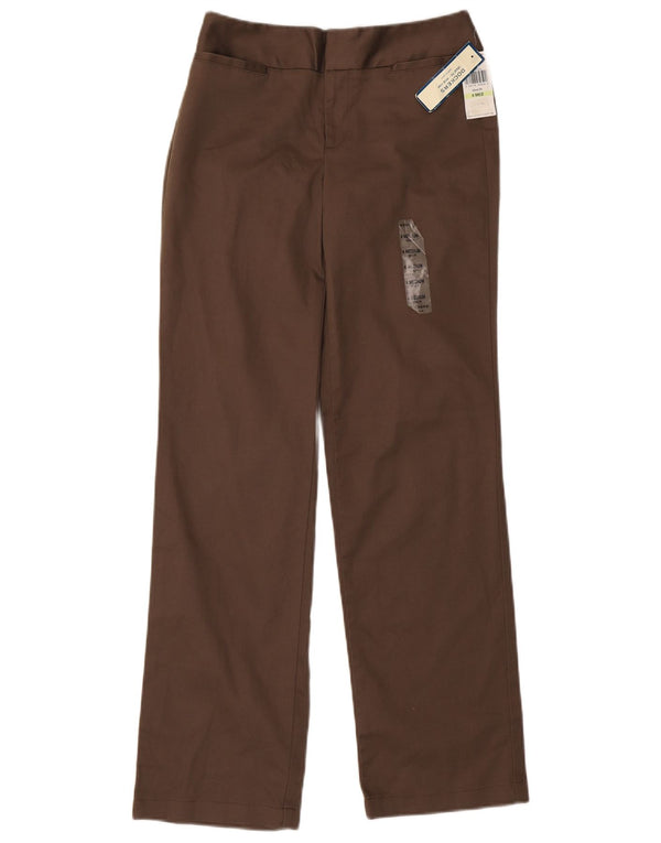 Dockers Damen-Chinohose mit idealer Passform, gerade, mittelgroß, W28, L31, Braun