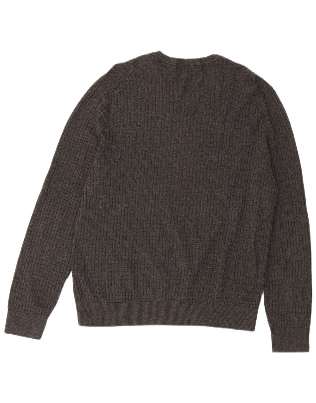 MICHAEL KORS Mens Crew Neck Jumper Sweater Large Grey Cotton