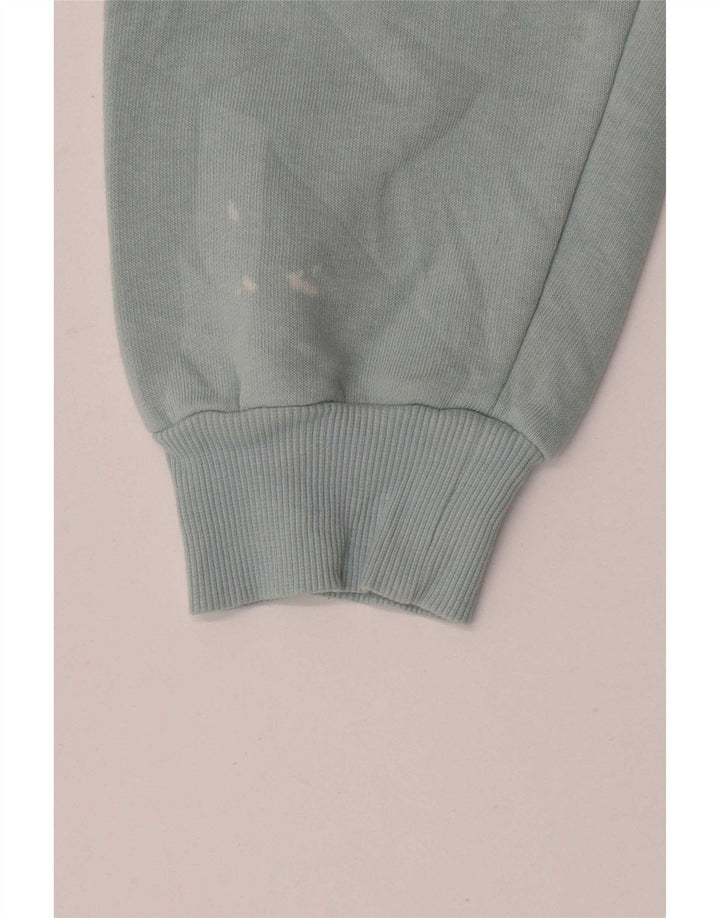 Marks & Spencer Damen Longline Sweatshirt Pullover UK 14 Mittelblaue Baumwolle