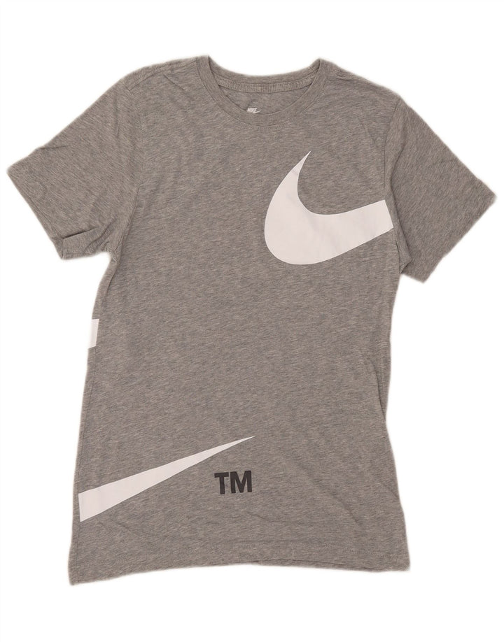 Nike Herren-T-Shirt mit Grafik, XS, graue Baumwolle