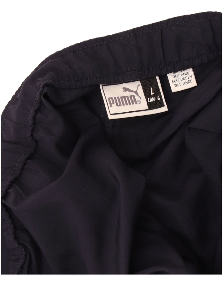 Puma Herren Capri-Trainingshose, Größe L, Marineblau