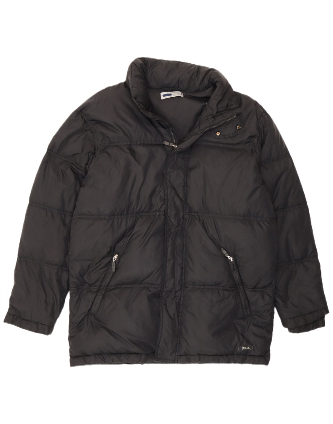 Fila Herren Wattierte Jacke IT 46/48 Medium Schwarz