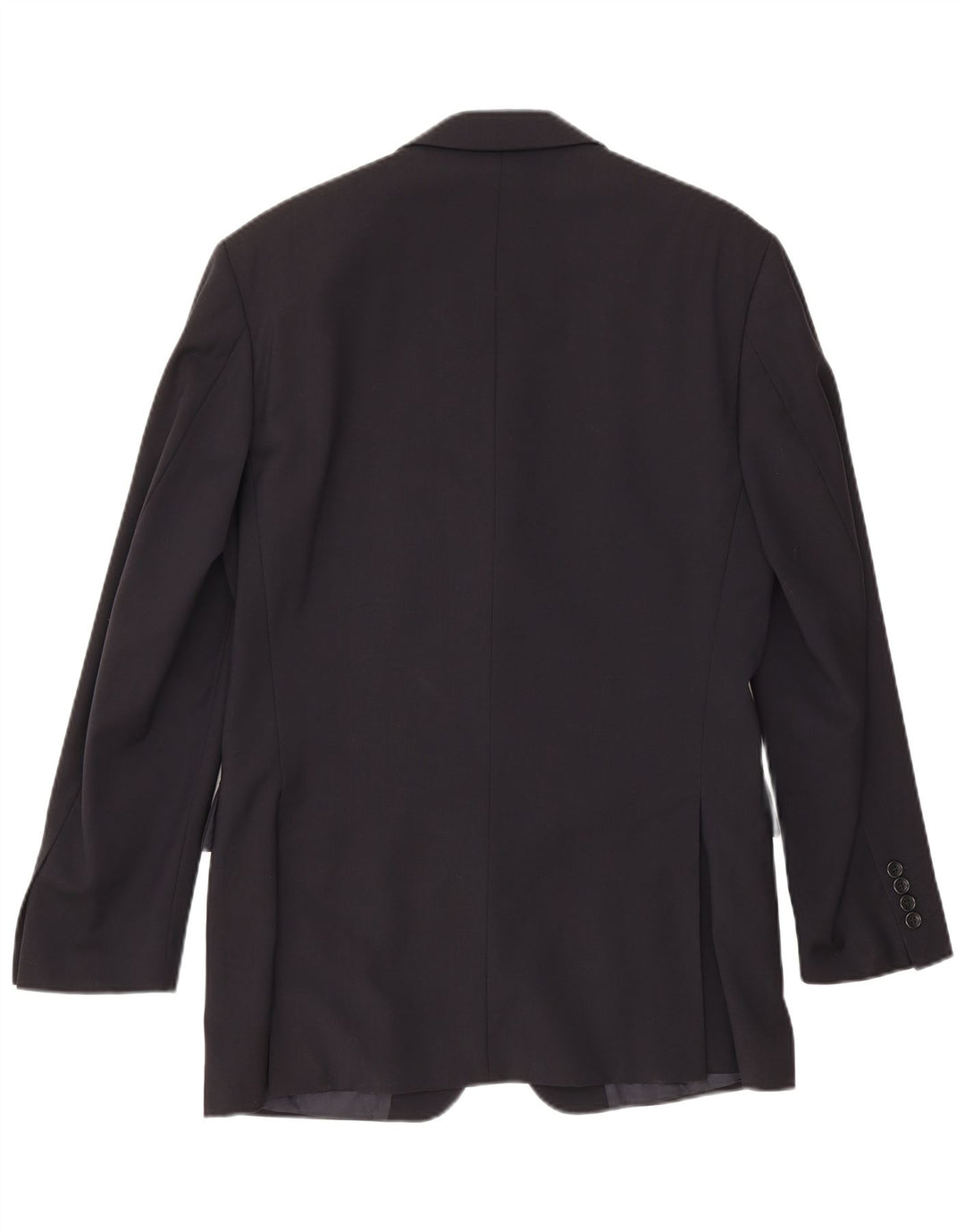Hugo Boss Herren-Blazer mit 3 Knöpfen, Größe S, Marineblau, Schurwolle, UK 36