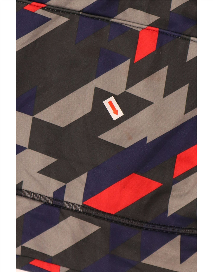 UNDER ARMOUR lockerer Kapuzenpullover für Mädchen, 11–12 Jahre, groß, rot, geometrisch