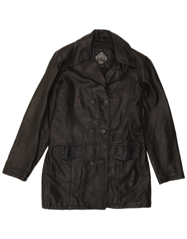 ENJOY Damen Lederjacke UK 18 XL Schwarz