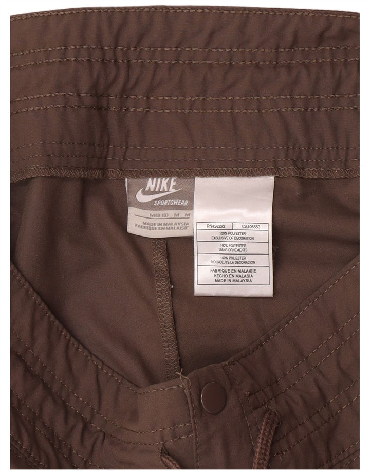 Nike Damen Chinoshorts UK 8/10 Small W34 Braunes Polyester