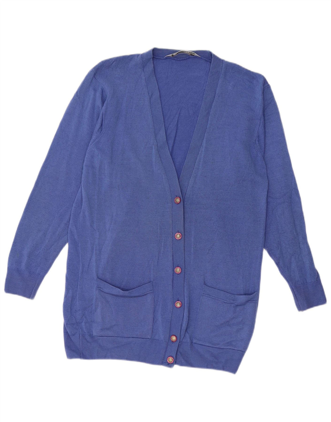 Marks & Spencer Damen St. Michael Cardigan Pullover UK 8 Small Blau