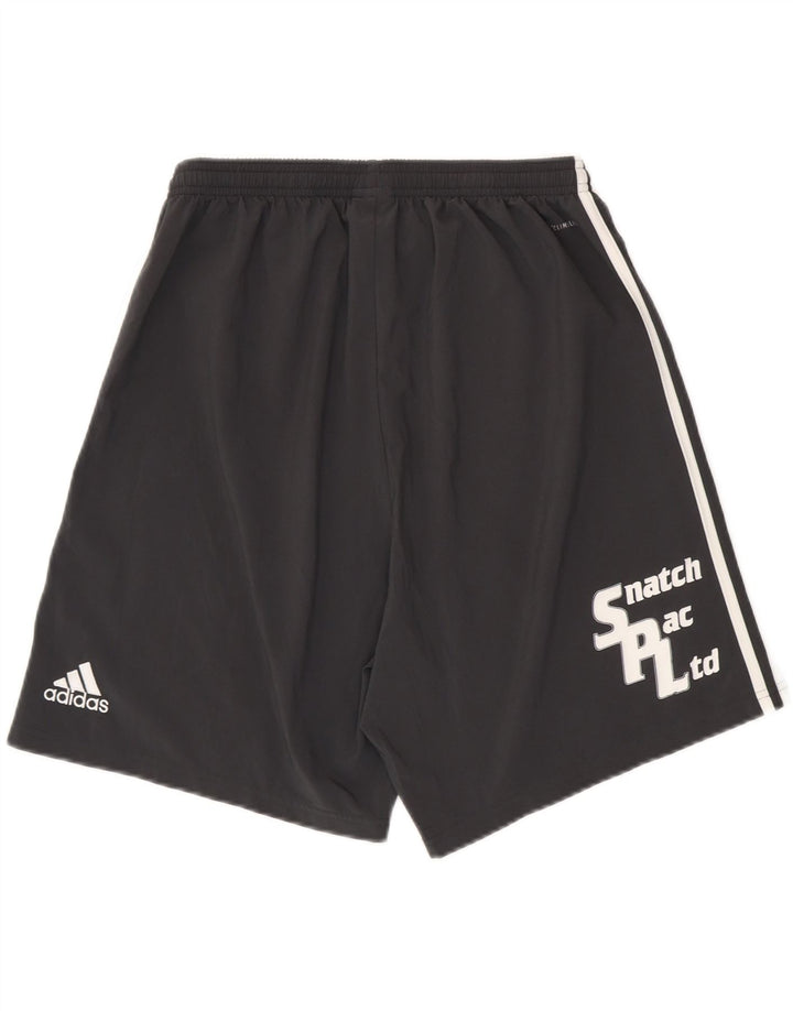 Adidas Herren Climalite Graphic Sport Shorts Large Schwarz Polyester