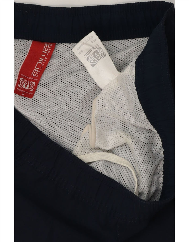 ANIMAL Herren-Badeshorts mit Grafik, mittelgroß, marineblau, Polyester
