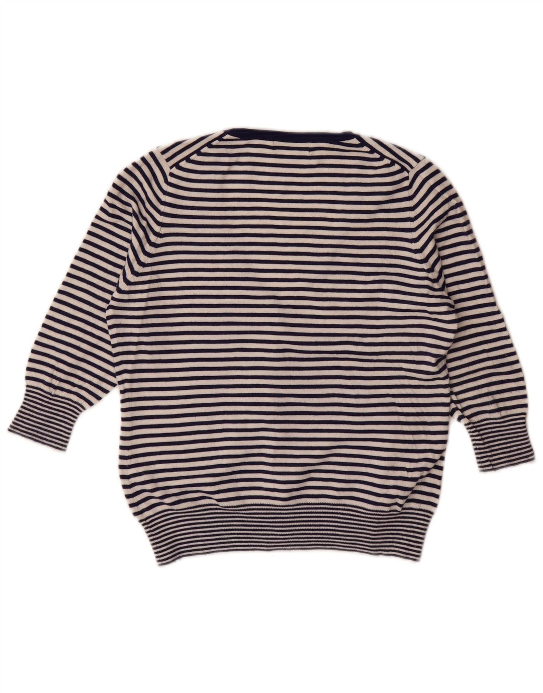 Marks & Spencer Damen-Cardigan-Pullover UK 14 Medium Navy Blue Nautical