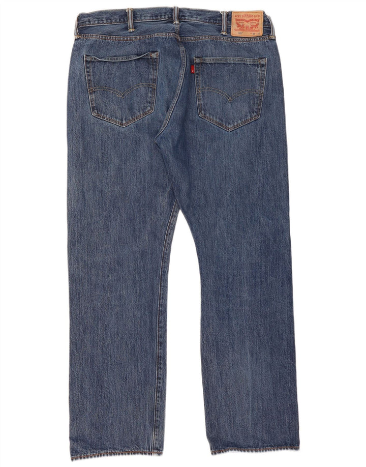 Levi's Herren 501 Straight Jeans W40 L32 Blaue Baumwolle