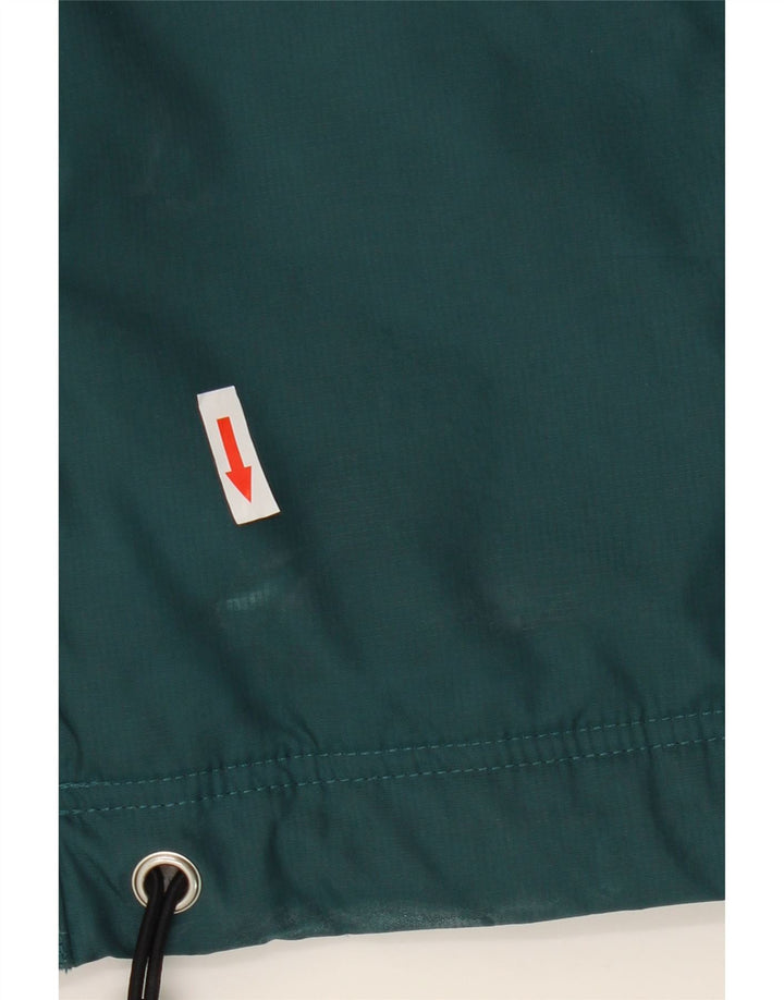 Ellesse Herren-Windbreakerjacke mit Kapuze, UK 38, Mittelgrün, Farbblock