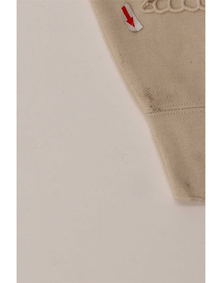 Zara Damen-Sweatshirt in Übergröße, Größe S, Beige, Polyester