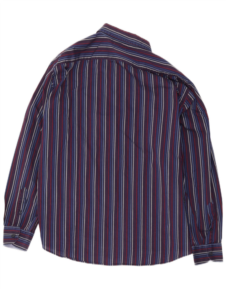 Navigare Herrenhemd XL Marineblau gestreift
