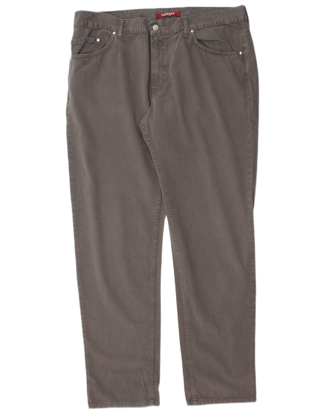 Carrera Herren-Freizeithose mit normaler Passform, W40, L33, graue Baumwolle