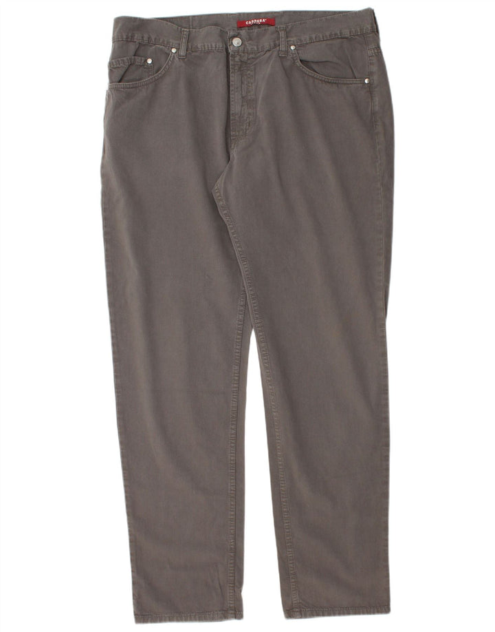 Carrera Herren-Freizeithose mit normaler Passform, W40, L33, graue Baumwolle
