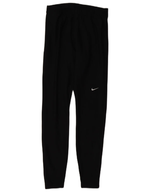 Nike Damen Dri Fit Leggings UK 14 Medium Marineblau Polyester