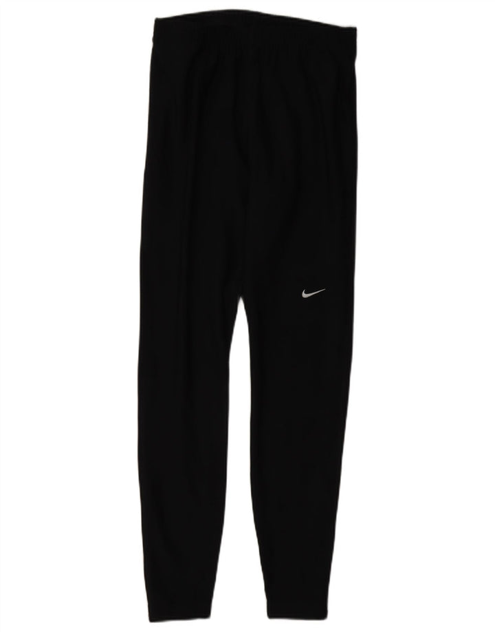 Nike Damen Dri Fit Leggings UK 14 Medium Marineblau Polyester