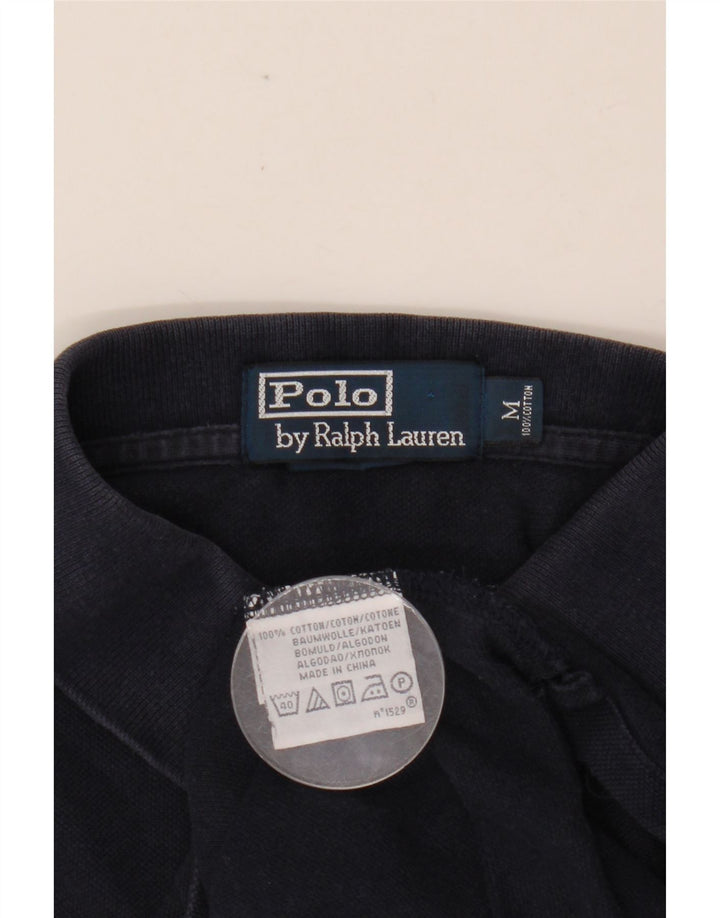 POLO RALPH LAUREN Herren-Poloshirt, mittelmarineblaue Baumwolle