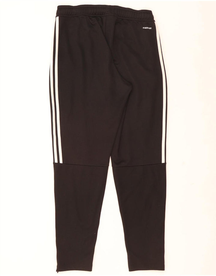 Adidas Damen Aeroready Trainingshose UK 14 Medium Schwarz Polyester