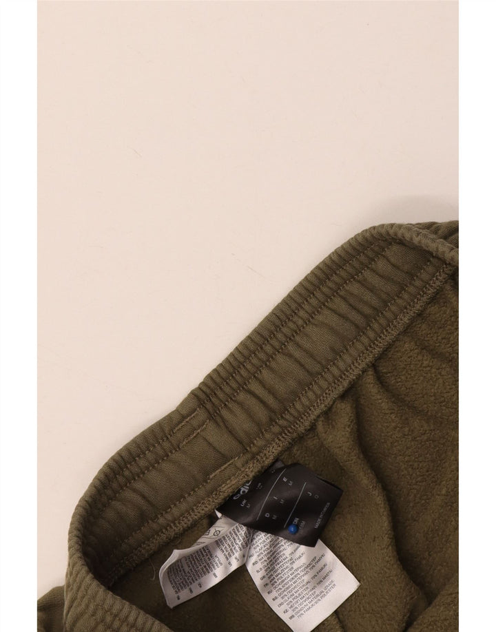 Adidas Herren-Trainingshose mit Grafik, mittlere Khaki-Baumwolle