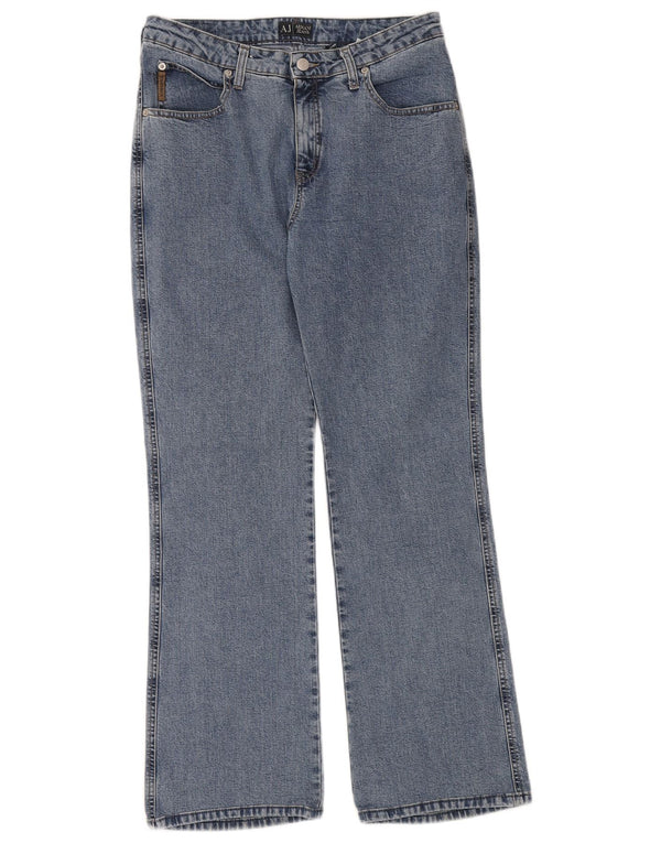 Armani Jeans Mens Bootcut Jeans W32 L30 Blue Cotton