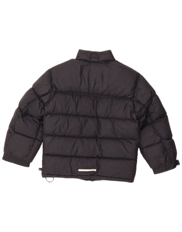 Nike Wattierte Jacke mit Kapuze für Jungen, 11–12 Jahre, mittelgroßes marineblaues Nylon