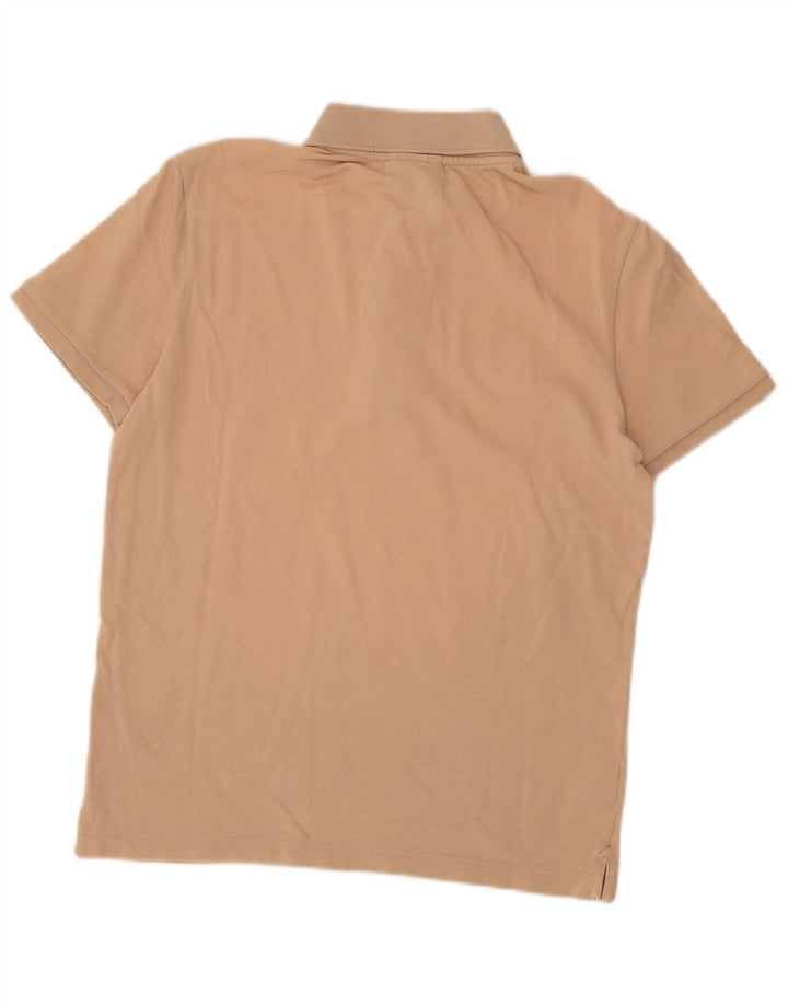 Lacoste Herren-Poloshirt in schmaler Passform, Größe 4, mittelbeige Baumwolle