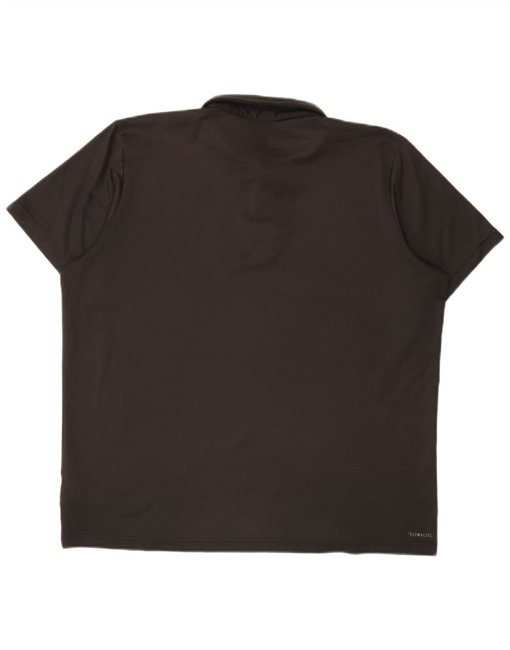 Adidas Herren Climalite Poloshirt XL Schwarz Polyester