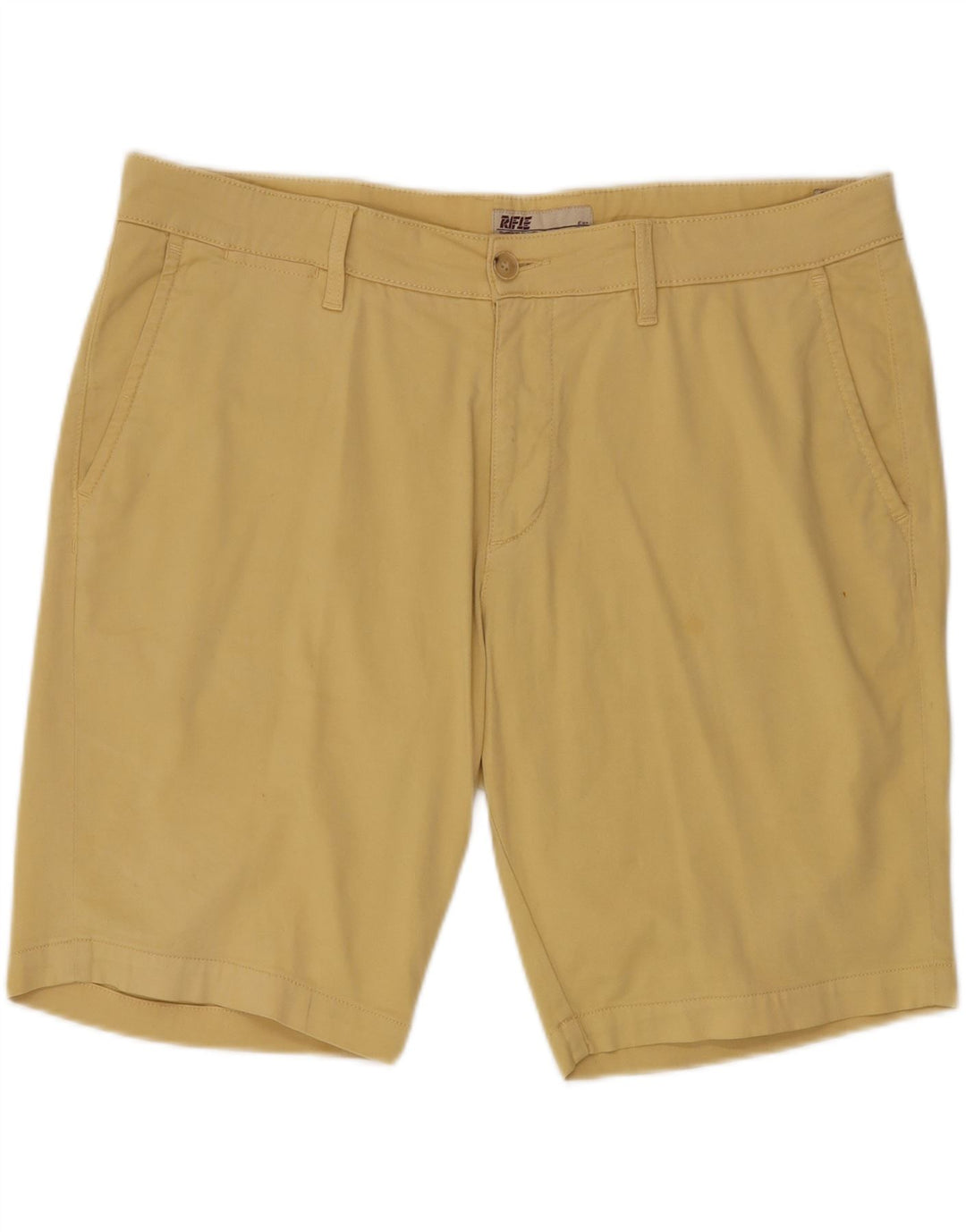 RIFLE Herren Chinoshorts W40 XL Gelbe Baumwolle