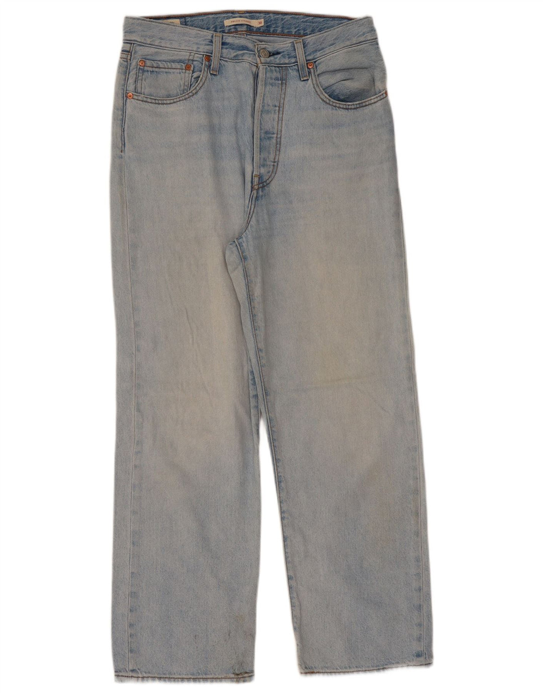 Levi's Damen Ribcage Straight Jeans W30 L29 Blaue Baumwolle