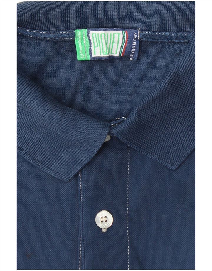 SERGIO TACCHINI Herren Poloshirt Medium Marineblau