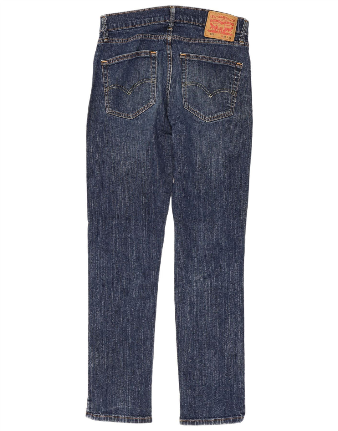 Levi's Herren 511 Slim Jeans W32 L32 Blaue Baumwolle