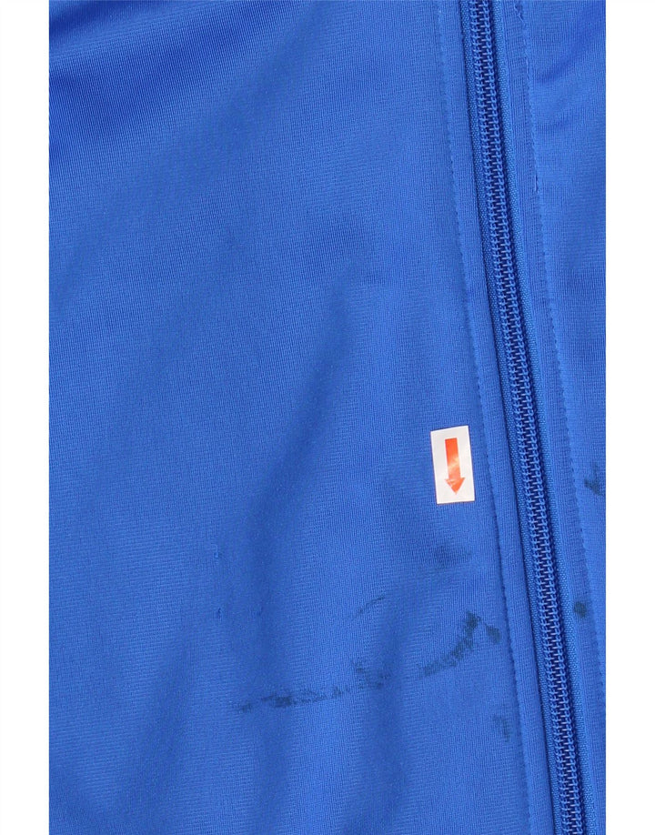 ADIDAS Herren-Trainingsanzug aus mittelblauem Polyester