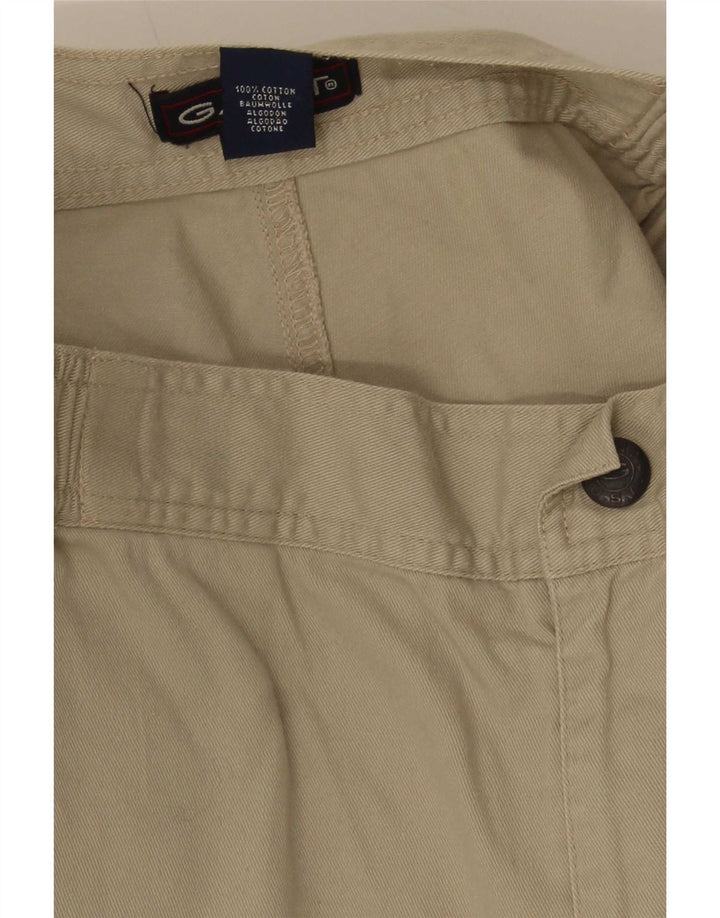 Gant Herren Chino-Shorts, Größe L, W34, grüne Baumwolle