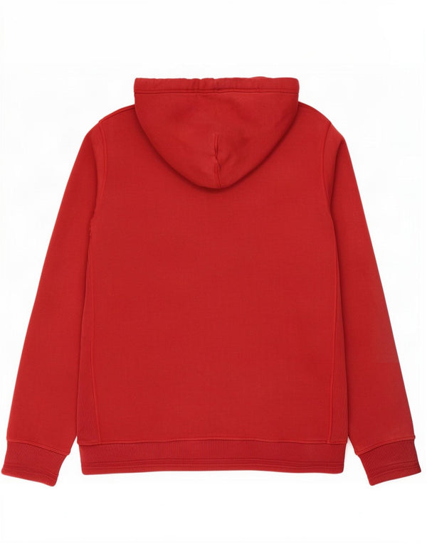 Fat Face Herren-Kapuzenpullover mit Reißverschluss, 2XL, rote Baumwolle