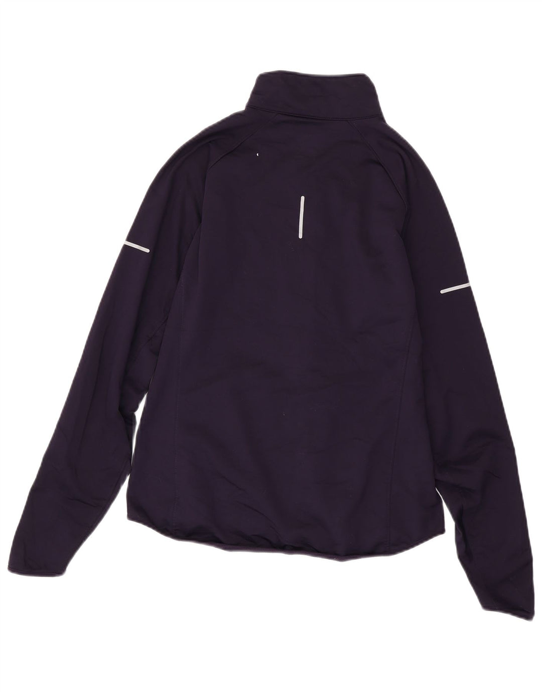 NIKE Damen Dri Fit Trainingsanzug Top Jacke UK 14 Large Lila Polyester