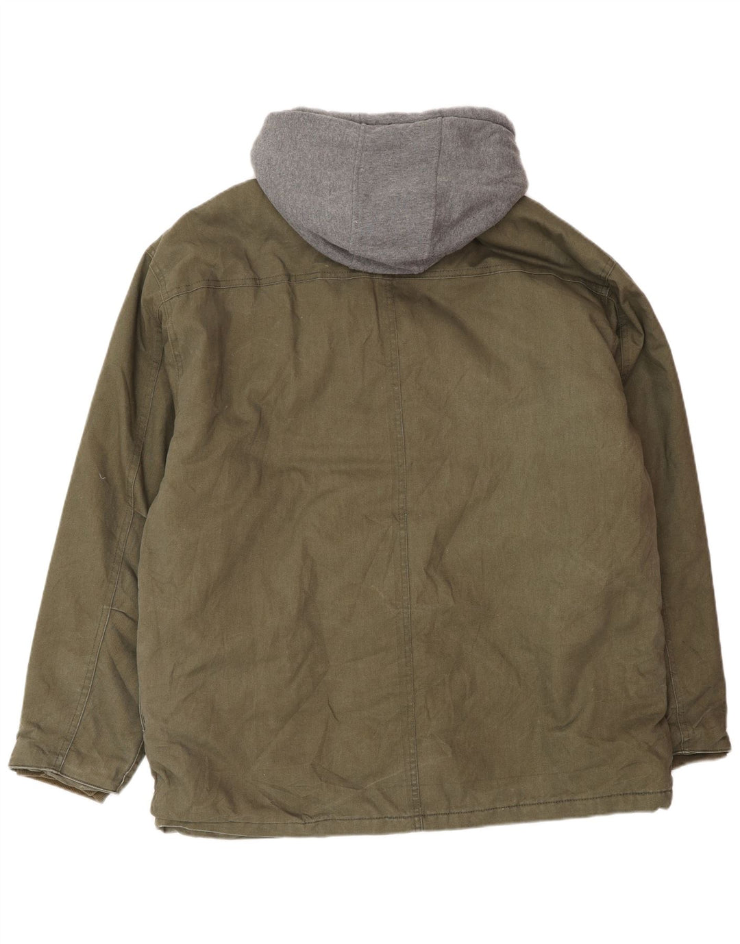 DICKIES Herren-Utility-Jacke mit Kapuze, UK 42, XL, Khaki, Colourblock-Baumwolle