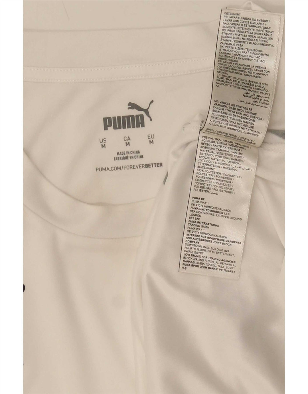 Puma Herren Deutshland Graphic T-Shirt Top Mittelweiß Polyester Sport