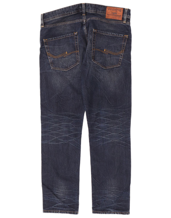 Jack & Jones Herren Tim Slim Jeans W34 L30 Blaue Baumwolle