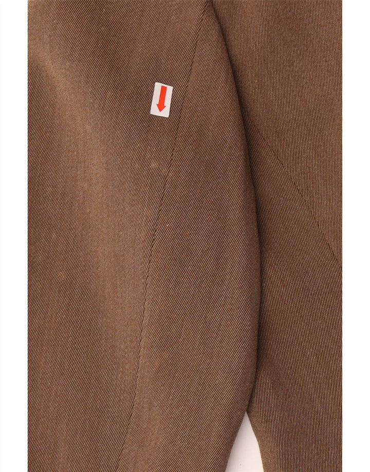 Genny Damen 3-Knopf-Blazerjacke IT 42 Mittelbraun
