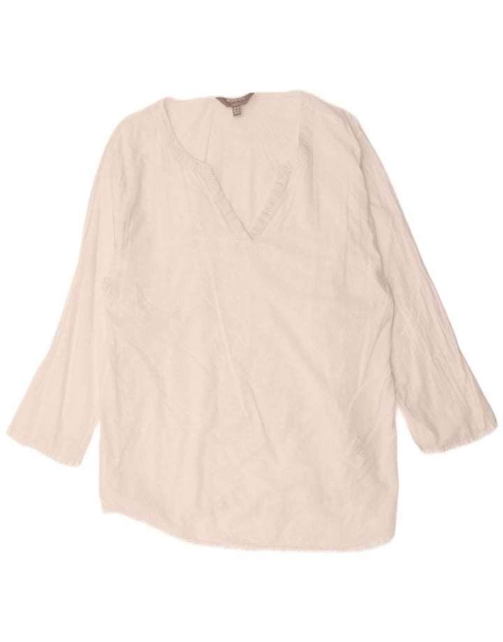 Mountain Warehouse Damen-Pulloverhemd, UK 18, XL, weiße Baumwolle