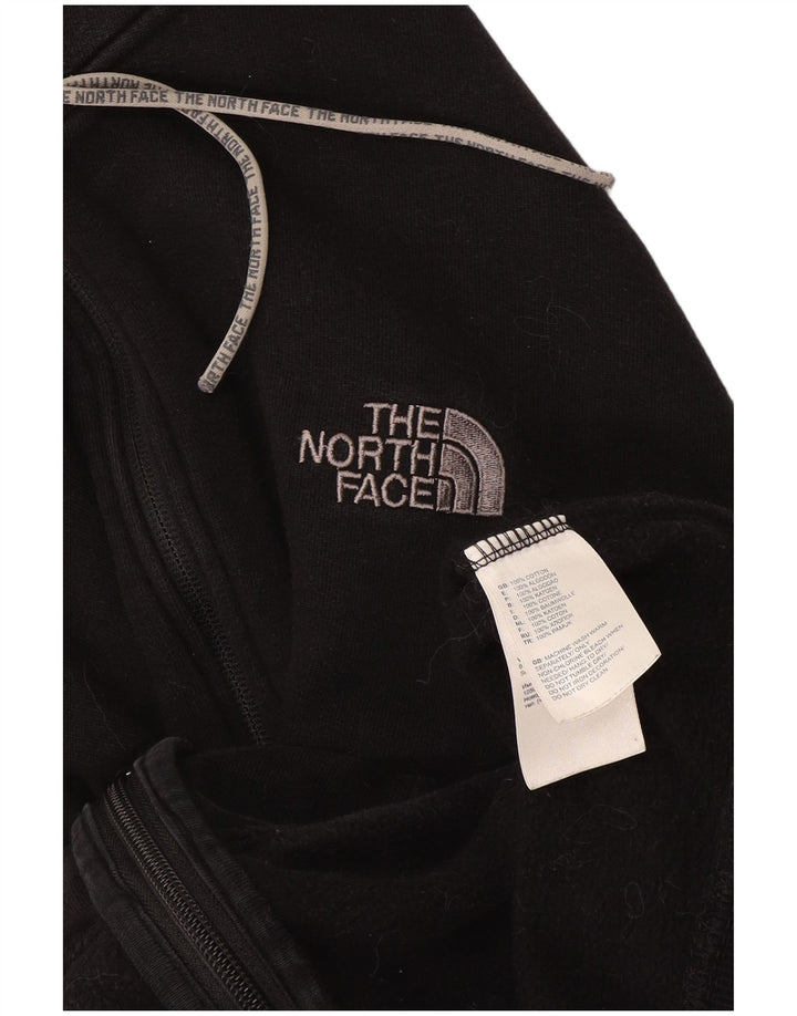 The North Face Herren-Kapuzenpullover mit Reißverschluss, Größe S, schwarze Baumwolle