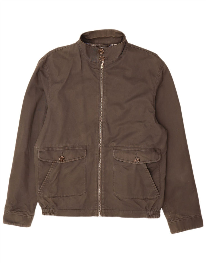 Marks & Spencer Herren Blue Harbor Bomberjacke UK 38 Mittelgrau