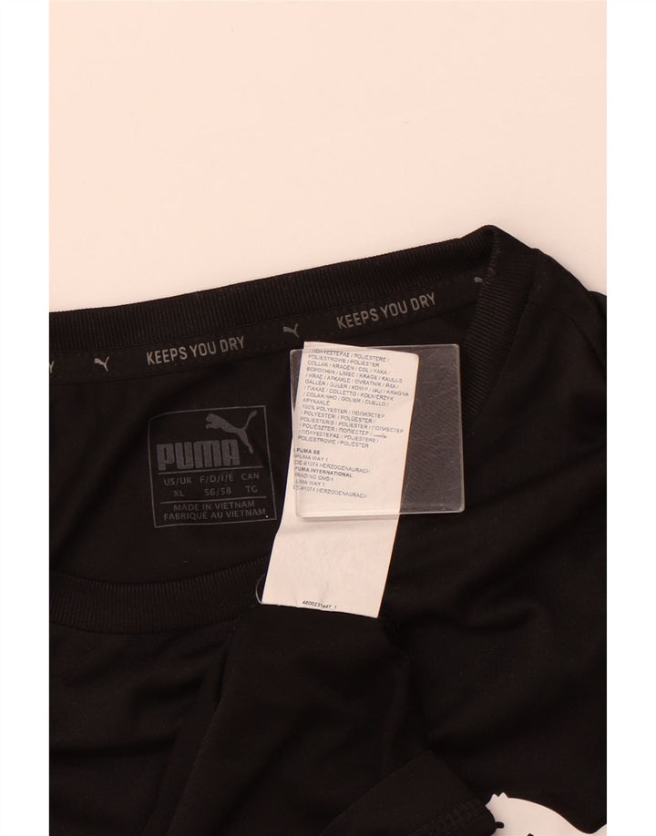 PUMA Herren T-Shirt Top XL Schwarz Polyester