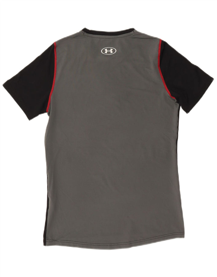 Under Armour Herren T-Shirt Top Small Schwarz Colourblock Polyester