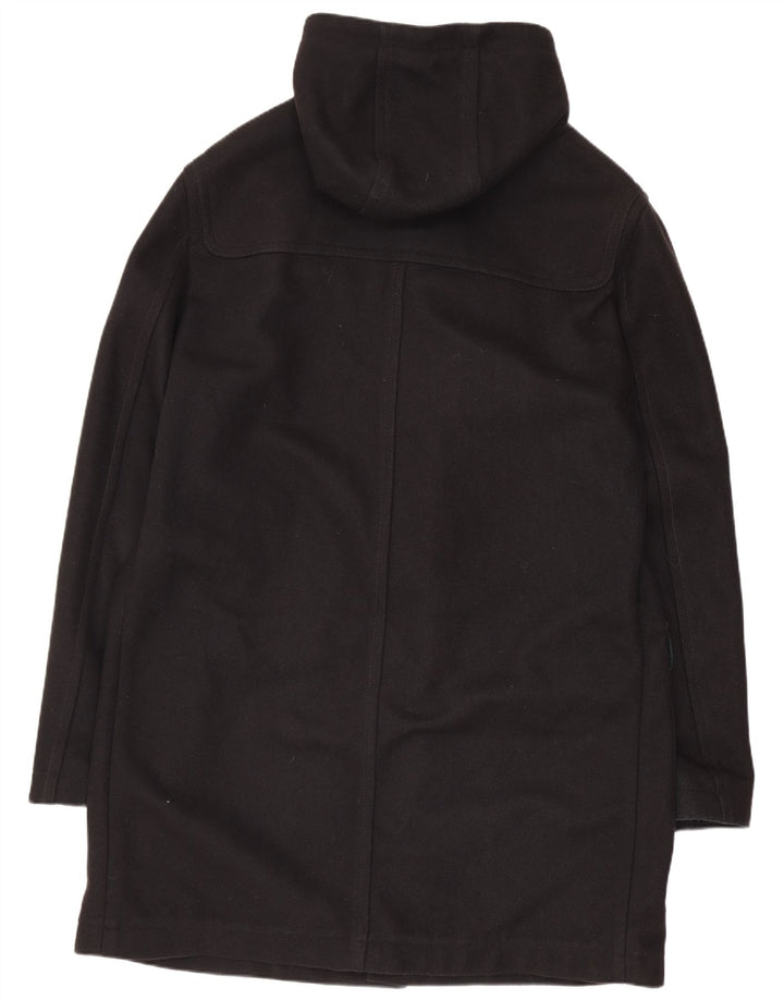 Marina Yachting Herren-Dufflecoat mit Kapuze IT 52 XL, schwarze Wolle