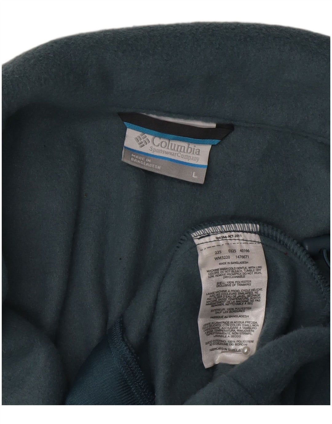 Columbia Herren Fleecejacke UK 40 Large Grün Polyester