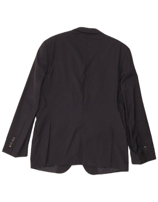Hugo Boss Herren-Blazer mit 2 Knöpfen, UK 54, 2XL, Marineblau, Nadelstreifen